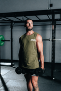 Zeus Simplicity Tank (Army) (White Logo)