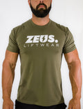 Zeus T-Shirt (Army/White)
