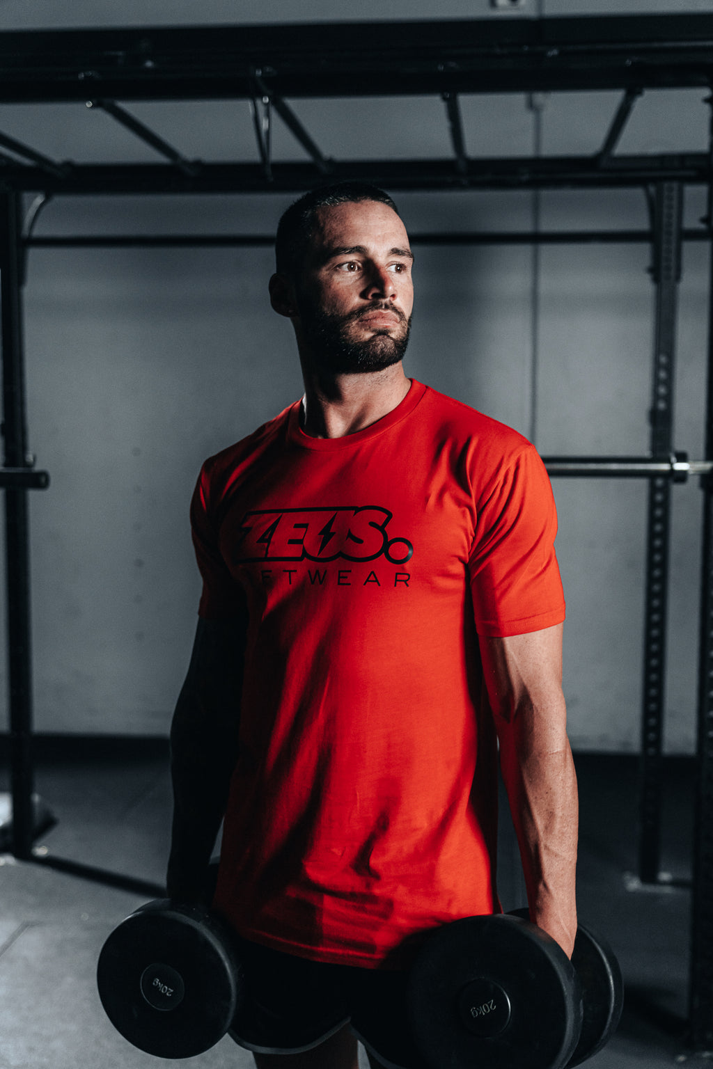 Zeus T-Shirt (Red/Black Holo)