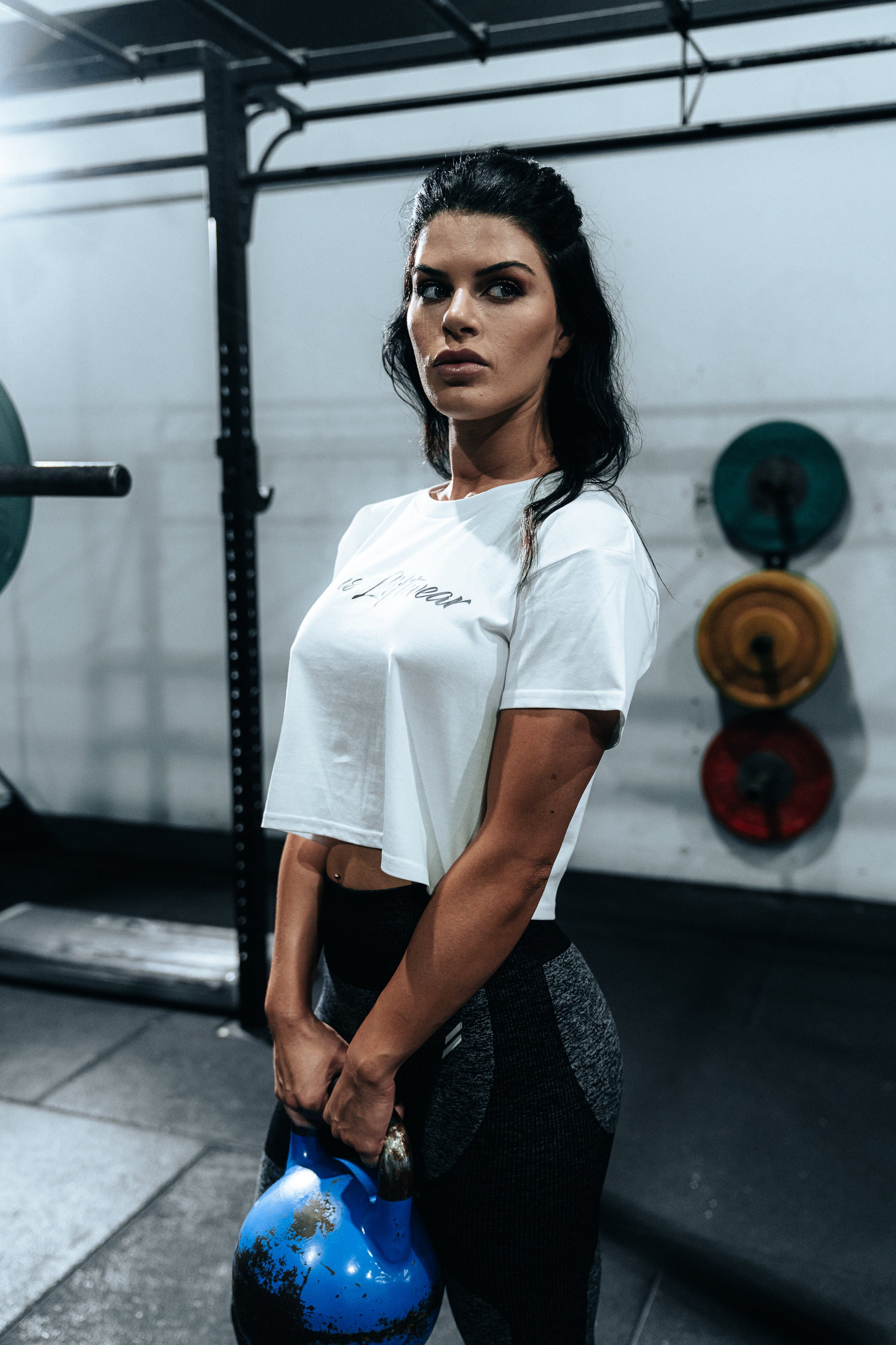 Zeus Crop Tee (White)