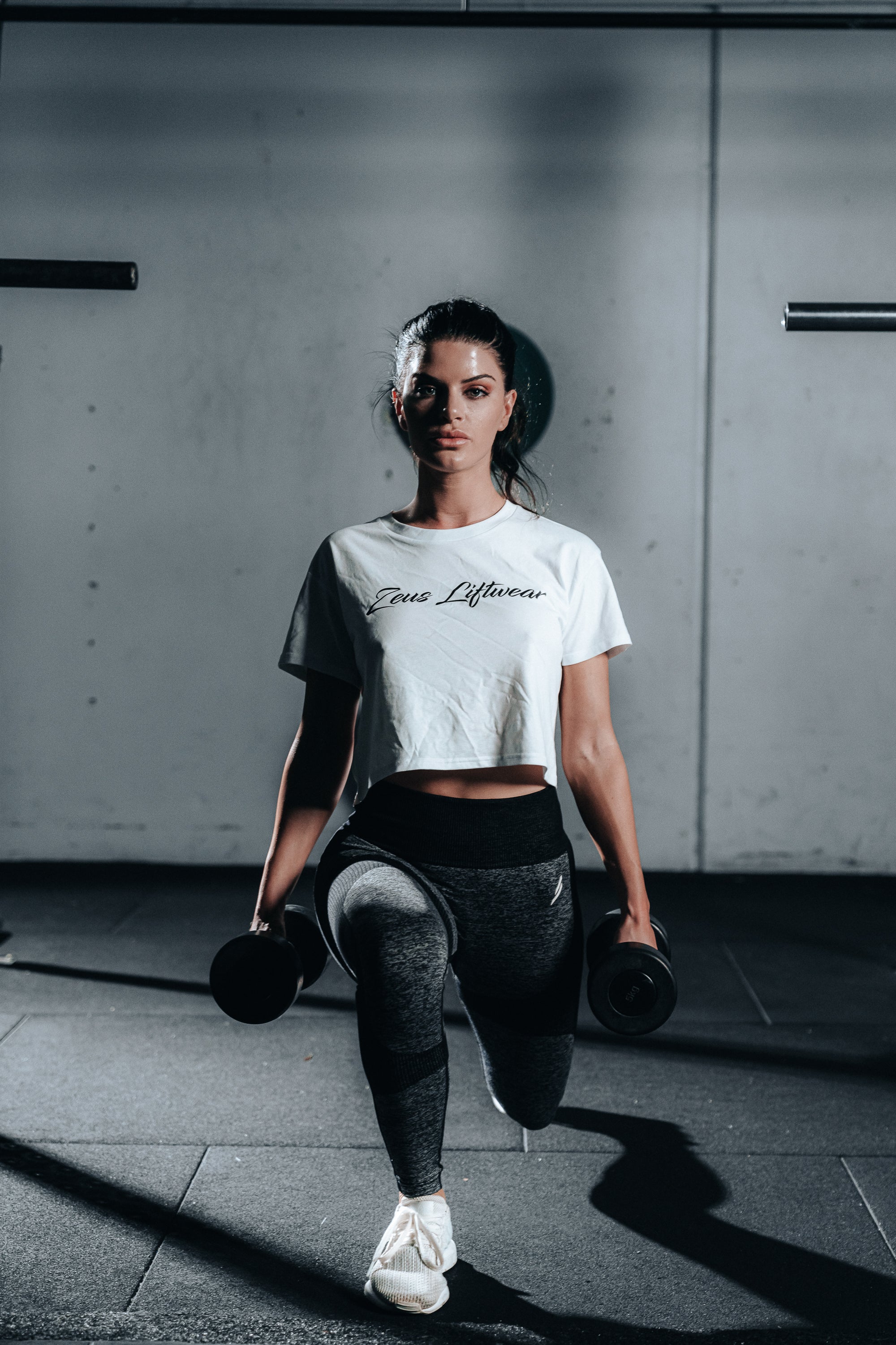 Zeus Crop Tee (White)