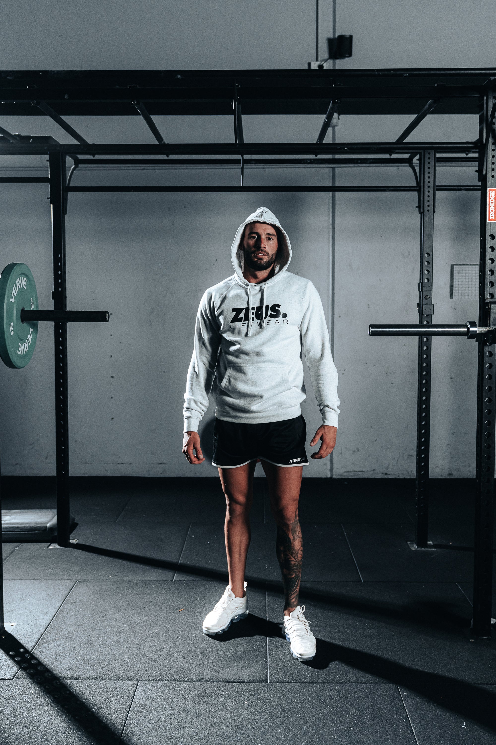 Zeus Hoodie (White Marle)